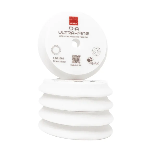 RUPES D-A Ultra Fine Finishing Pad (White)