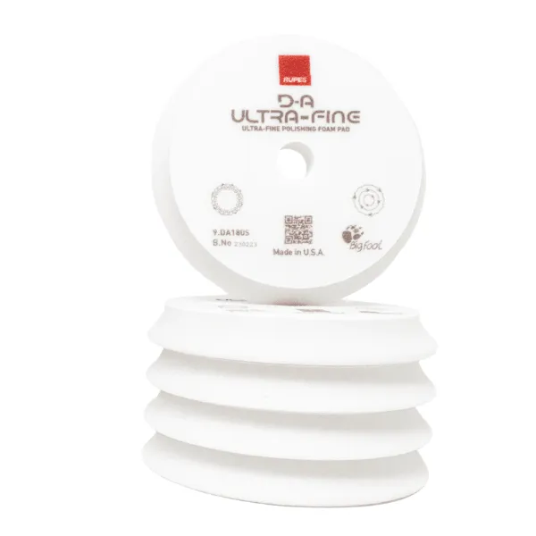 RUPES D-A Ultra Fine Finishing Pad (White)