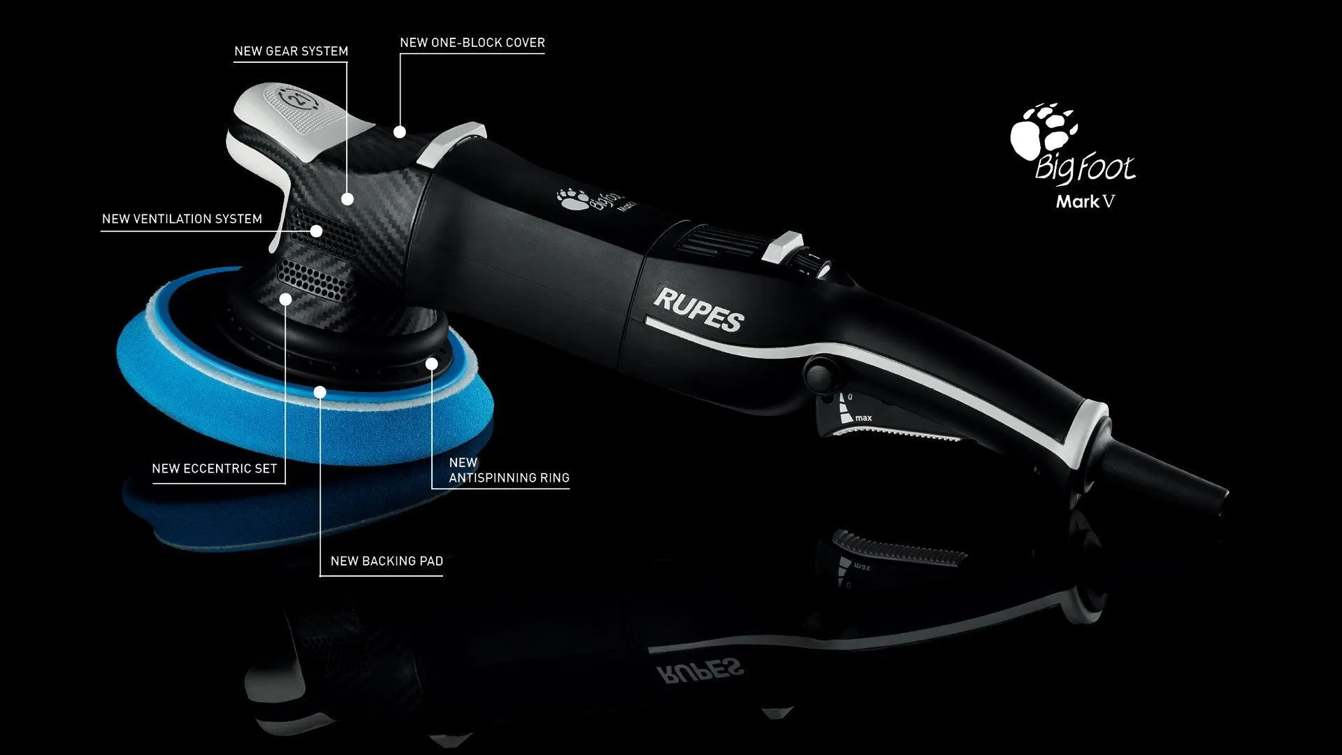 RUPES LHR15 Bigfoot Mark V | Automotive Paint Polisher