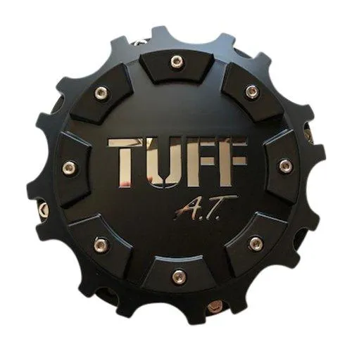 TUFF AT Wheels C611905CB3/C C6119-6CAP C6119-8 Black and Silver Center Cap