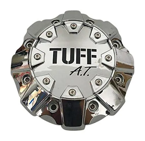 TUFF AT Wheels C809301-2CAP Chrome Wheel Center Cap