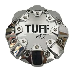 TUFF AT Wheels C809301-2CAP Chrome Wheel Center Cap