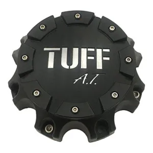 TUFF AT Wheels CAP8008-U4B USED Black Wheel Center Cap