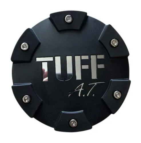 Tuff Wheels C611901-1CB3/C PCTMFBC Black with Chrome Logo Center Cap