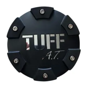 Tuff Wheels C611901-1CB3/C PCTMFBC Black with Chrome Logo Center Cap