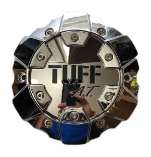 Tuff Wheels T01 CAP7011-C TT01DDCB Chrome and Black Center Cap