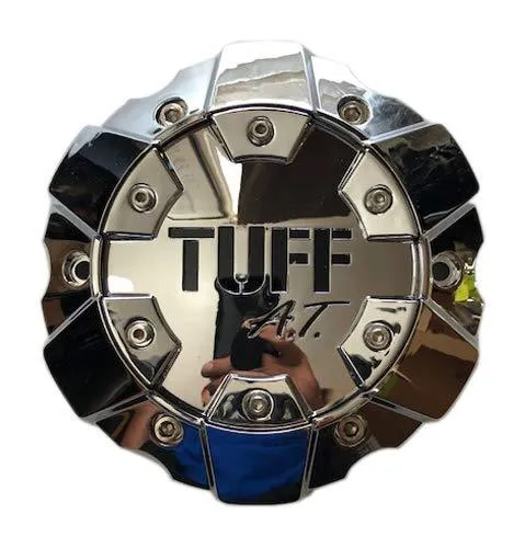 Tuff Wheels T01 CAP7011-C TT01DDCB Chrome and Black Center Cap
