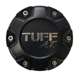 Tuff Wheels T12 C-623801-1 PCTT12SBC Satin Black with Chrome Logo Center Cap