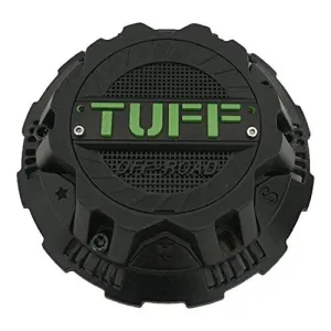 TUFF Wheels TUFF-10-CAP Black and Green Center Cap