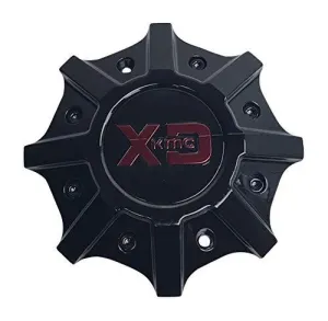 XD SERIES Wheels T148L215-H33-S5 Gloss Black Center Cap with Red Logo